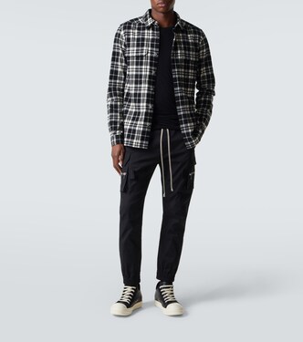 Mastodon cotton-blend poplin slim pants | Rick Owens
