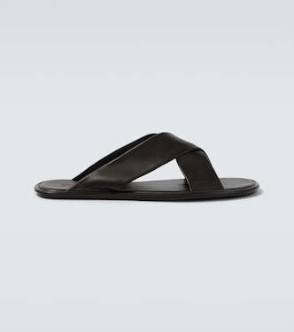 Carlyle leather sandals | Saint Laurent