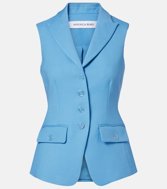 Benny single-breasted vest  | Veronica Beard