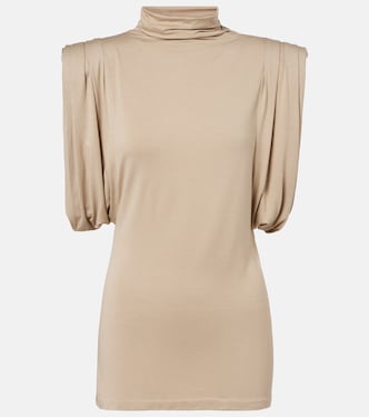 Draped jersey top | Mugler