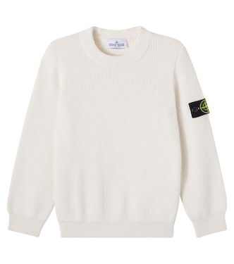 Compass cotton sweater | Stone Island Junior