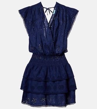 Jess broderie anglaise cotton minidress | Melissa Odabash