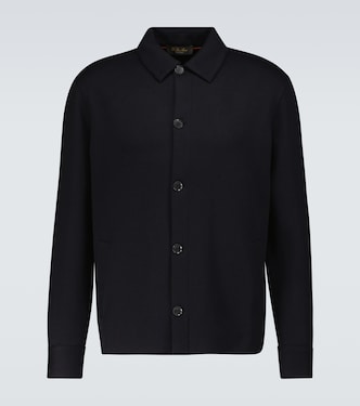 Whitney cotton, silk, and cashmere overshirt | Loro Piana