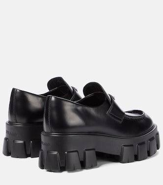Slip-Ons aus Leder | Prada