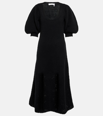 Wool and cashmere knit midi dress | Chloé