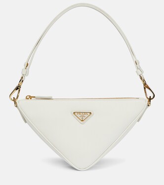 Schultertasche Triangle Mini aus Leder | Prada