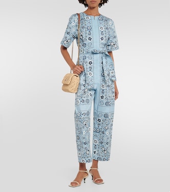 Mono de algodón estampado | Tory Burch
