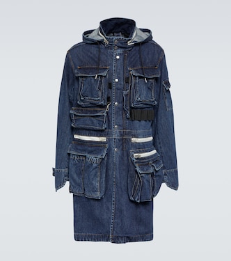 Parka en denim con capucha | Sacai