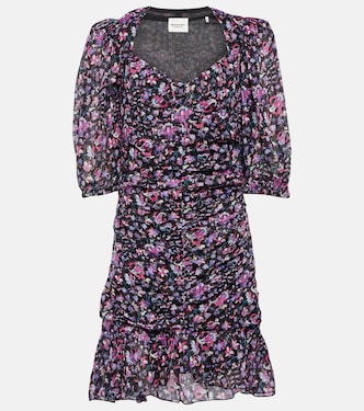 Vestido corto Lunesa de algodón estampado | Marant Etoile