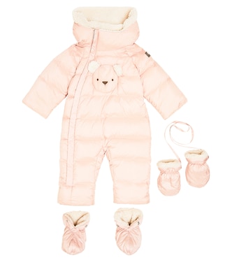 Baby - Tutina imbottita con muffole e stivaletti | Il Gufo