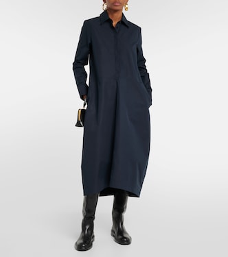 Vestido camisero de algodón | Jil Sander