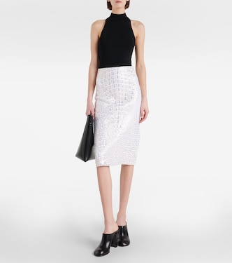 High-Rise-Bleistiftrock | Alaïa