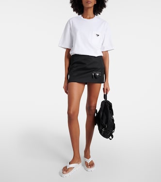Sandalen mit Leder | Prada