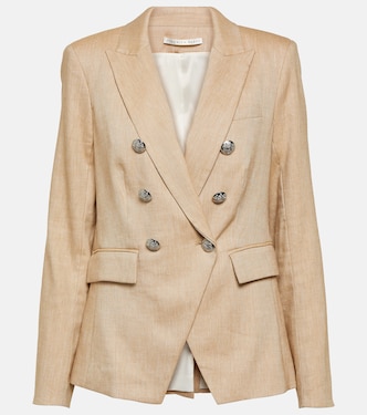 Miller Dickey linen-blend blazer | Veronica Beard