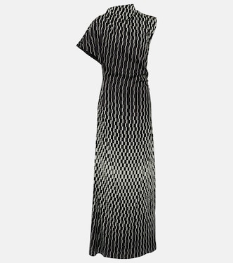 Robe longue June en soie mélangée | Tove