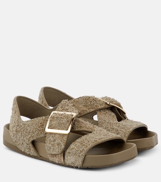 Sandales Paula's Ibiza Ease en daim | Loewe