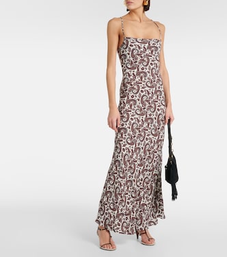 Vestido midi Sisudo de paisley | Faithfull