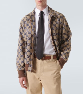 Cravatta in twill di seta GG | Gucci