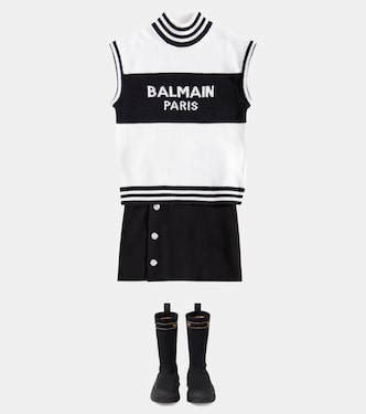 Gonna in jersey | Balmain Kids
