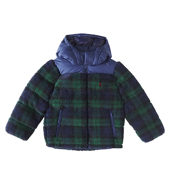 Piumino in teddy a quadri | Polo Ralph Lauren Kids