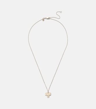 Collier Elephant Tail en or 14 ct et diamants | Sydney Evan