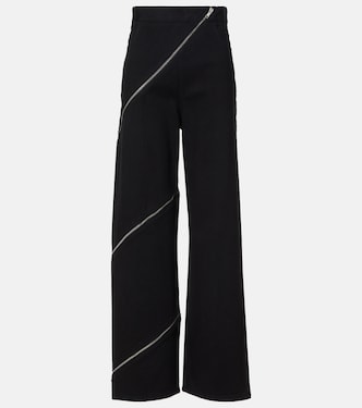 Spiral cotton wide-leg pants | Alaïa