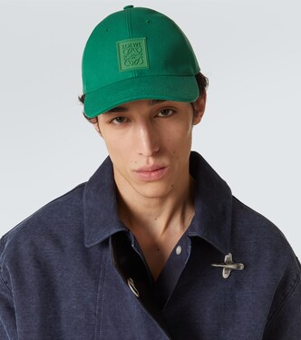 Gorra de lona de algodón con anagrama | Loewe