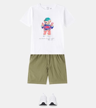 Camiseta Polo Bear en jersey de algodón | Polo Ralph Lauren Kids