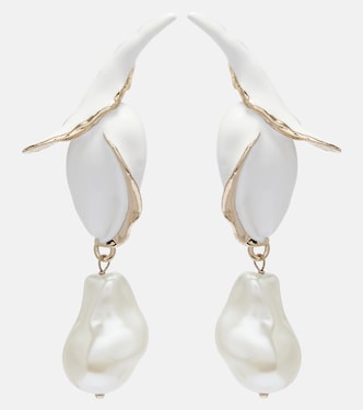 Pearl drop earrings | Erdem