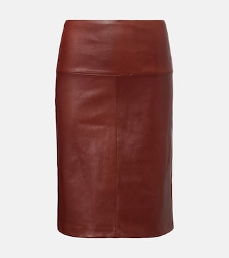 Gin leather pencil skirt | Stouls