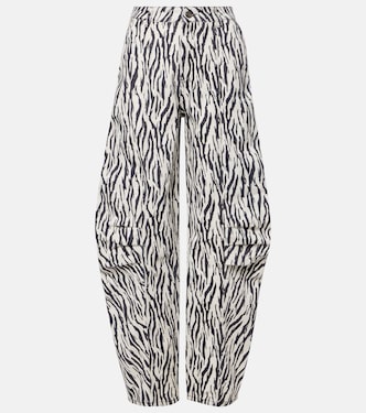 Pantalones cargo de sarga estampados | Rotate