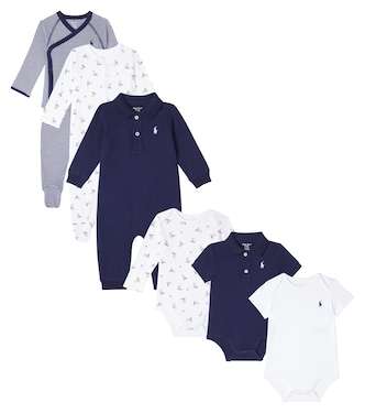 Baby set of seven cotton onesies, bodysuits, T-shirt and pants | Polo Ralph Lauren Kids