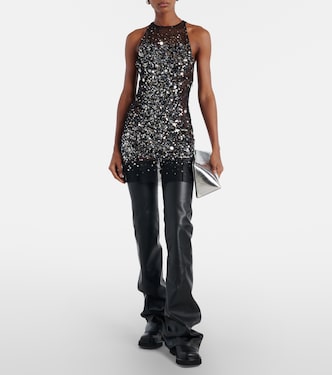 Minikleid mit Pailletten | The Attico