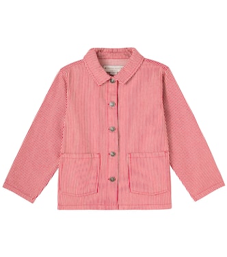 Camisa Luc de sarga de algodón a rayas | Konges Sløjd