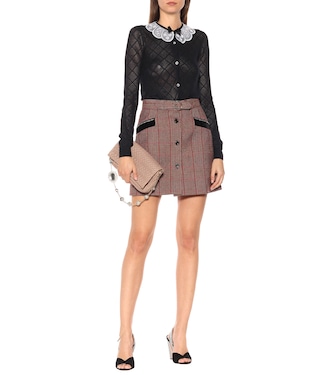 Minigonna in lana | Miu Miu