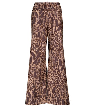 Pantalon évasé Claudia en coton | Alexandra Miro