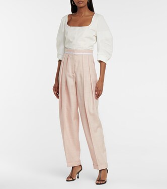 Pantalon ample Ariana en lin mélangé | Stella McCartney