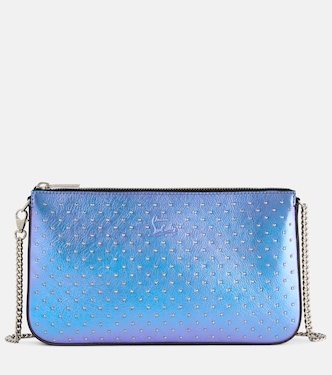 Loubila embellished leather clutch | Christian Louboutin