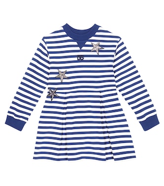 Kleid aus Baumwoll-Jersey | Dolce&Gabbana Kids