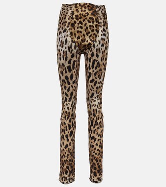 x Kim printed high-rise skinny pants | Dolce&Gabbana
