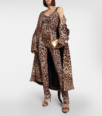 x Kim printed high-rise skinny pants | Dolce&Gabbana
