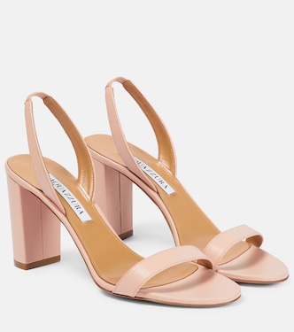 Sandali So Nude Block in pelle | Aquazzura