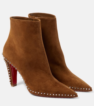 Botines Vidura de ante con tachuelas | Christian Louboutin