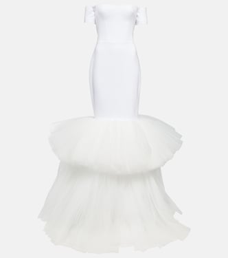 Bridal Olivia off-shoulder gown | Rasario