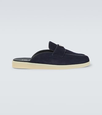 Slippers aus Veloursleder | Prada