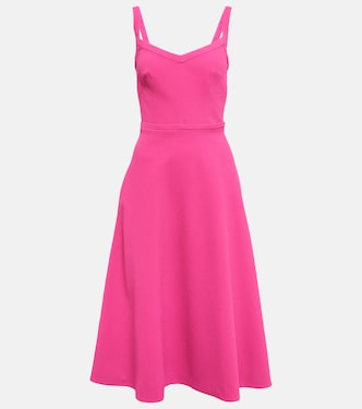 Vestido midi Elvita de crepé | Emilia Wickstead