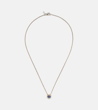 Collana in oro 18kt con zaffiro blu | Octavia Elizabeth