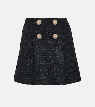Bouclé miniskirt | Self-Portrait