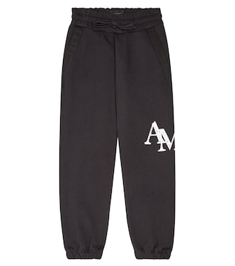 Logo cotton terry sweatpants | Amiri Kids
