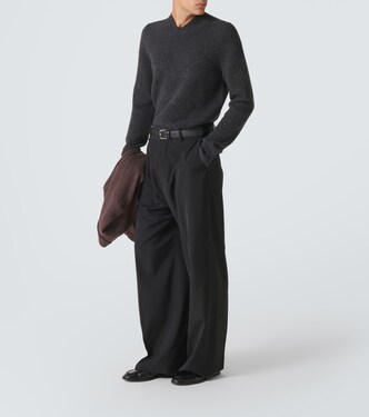 Nigel wool jersey sweater | The Row